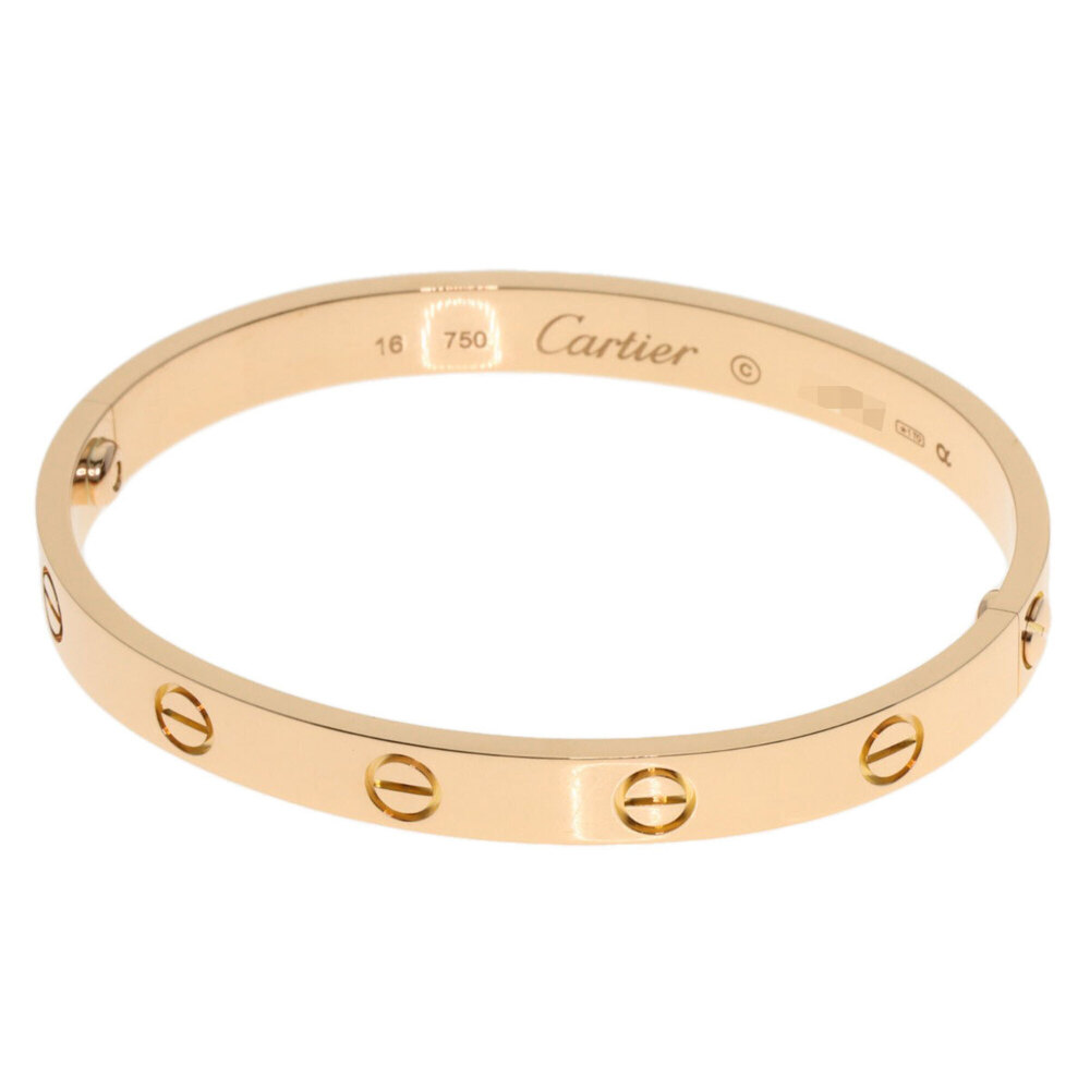 Cartier Love Bracelet #16, 18K Pink Gold, Women's Bracelet, CARTIER